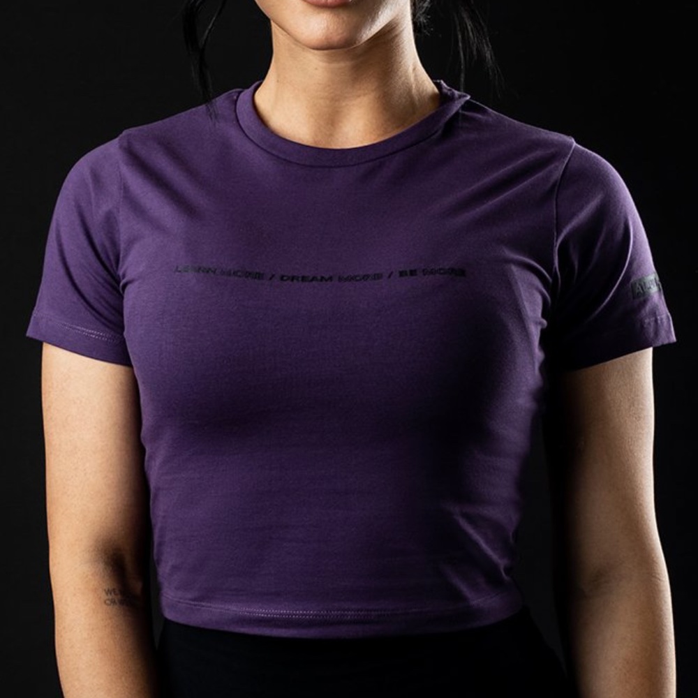 Alphalete Small Purple Cropped Tee